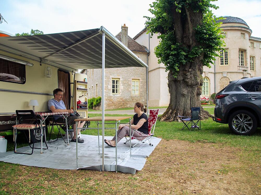 Camping Castel Camping Château de L'Epervière Gigny-sur-Saône Borgoña-Franco Condado 11