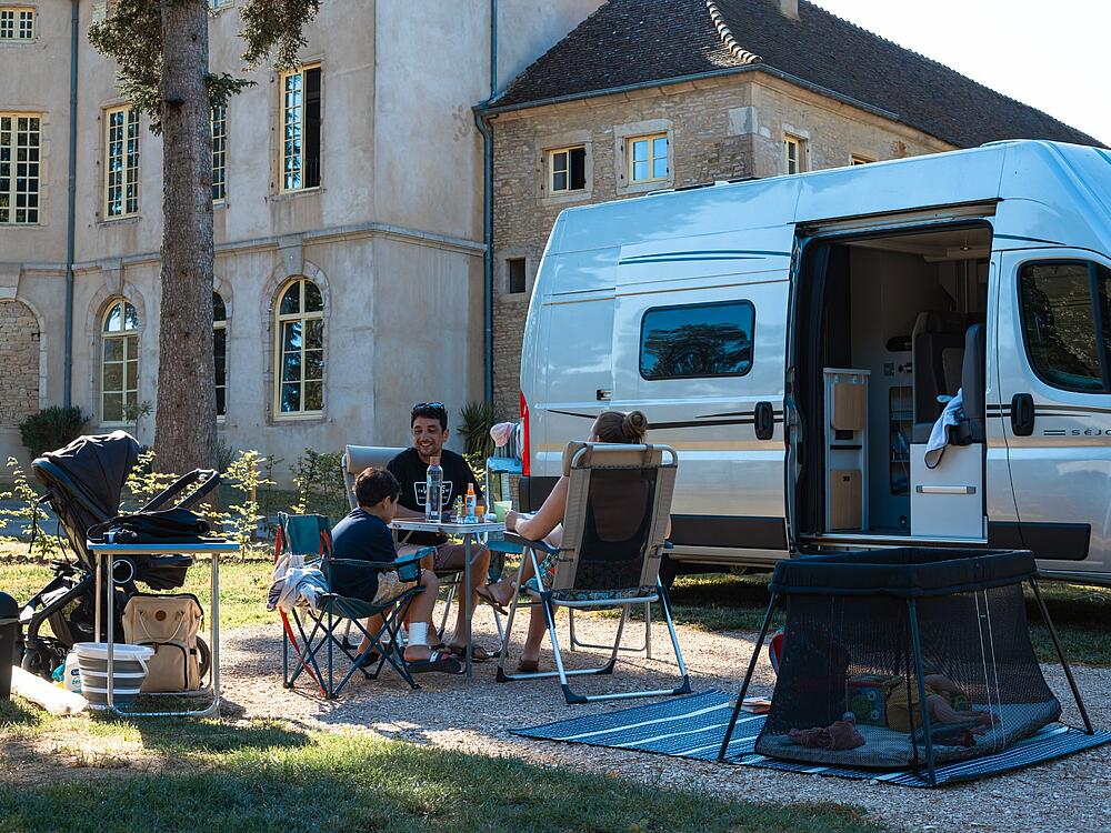 Camping Castel Camping Château de L'Epervière Gigny-sur-Saône Borgoña-Franco Condado 0