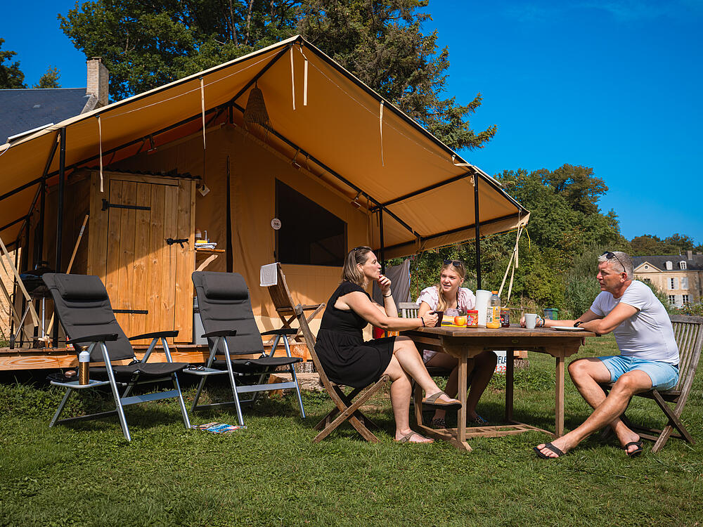 Camping Castel Camping Château de Chanteloup SILLE-LE-PHILIPPE Países del Loira 1