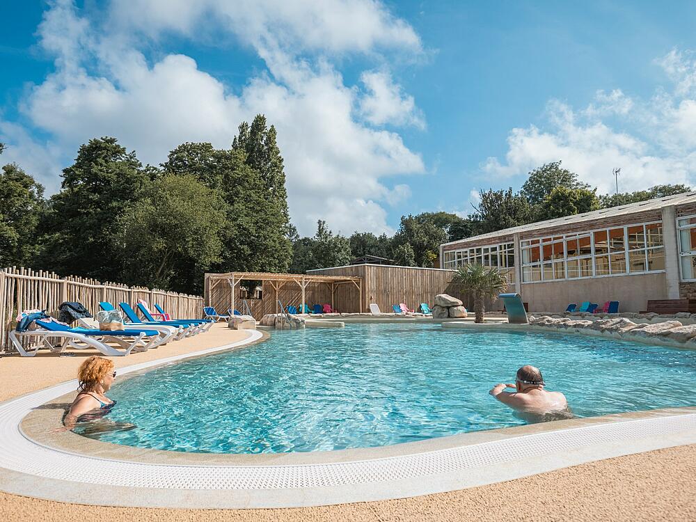 Camping Castel Camping Château de Lez-Eaux Saint Pair sur mer Normandía 1
